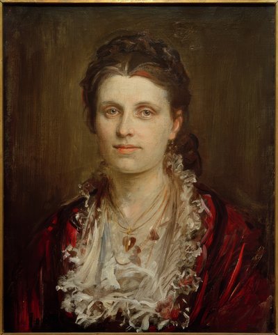 Portrait de dame - Franz von Lenbach