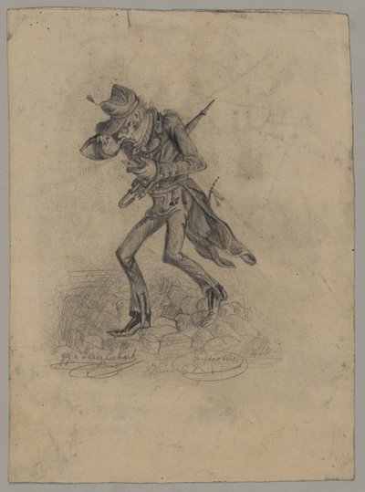 Le barbier du village - Franz von Lenbach