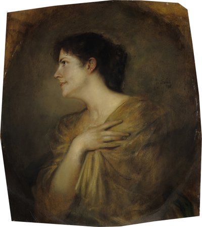 Mary Stuck (née Lindpaintner) - Franz von Lenbach