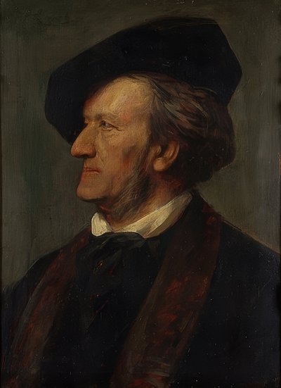 Portrait du compositeur Richard Wagner (1813-1883) - Franz von Lenbach