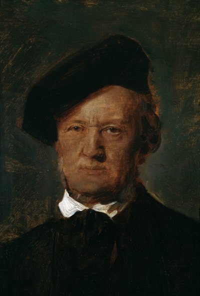 Portrait de Richard Wagner 1813-1883, vers 1870 - Franz von Lenbach