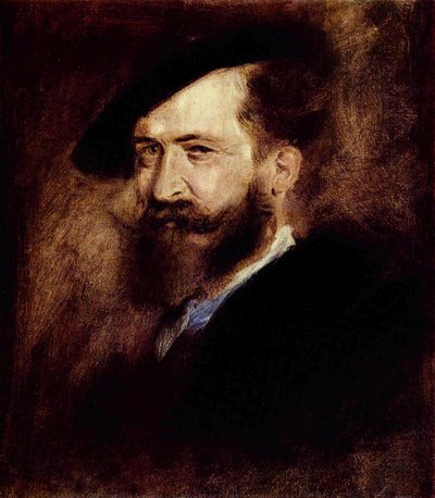 Portrait de Wilhelm Busch - Franz von Lenbach