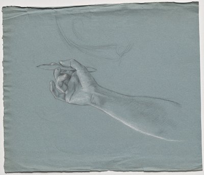 Étude de bras pour le tableau de la faculté : Théologie - Franz von Matsch