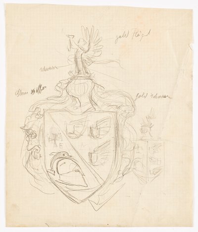 Projet pour un blason familial - Franz von Matsch