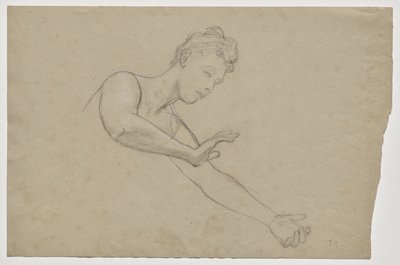 Étude de figures pour le tableau de la faculté "Théologie" - Franz von Matsch