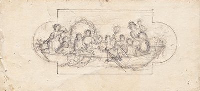Célébration de mariage sur un bateau - Franz von Matsch