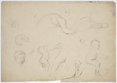 Études sur les petits-enfants - Franz von Matsch