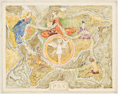 Pax (projet pour une tapisserie ) - Franz von Matsch