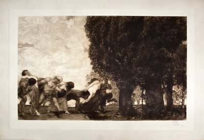 Bacchantes, satyres et nymphes - Franz von Stuck