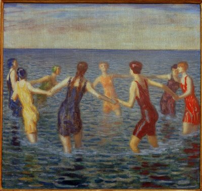 Femmes se baignant - Franz von Stuck