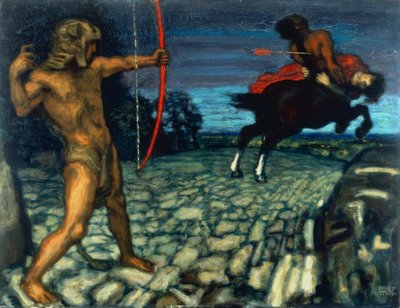 Hercule et Nessos - Franz von Stuck