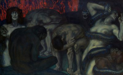 Enfer, 1908 - Franz von Stuck