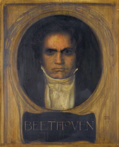 Portrait de Ludwig van Beethoven - Franz von Stuck