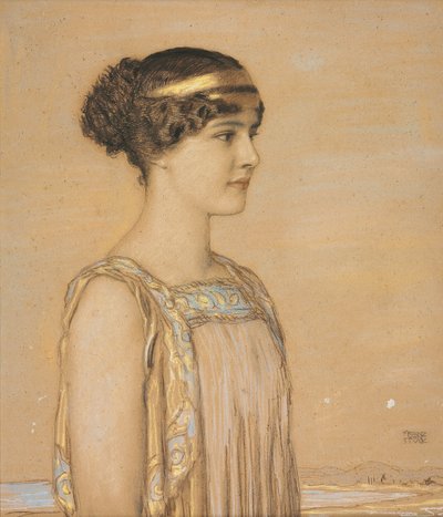 Portrait de Marie en costume grec, 1910 - Franz von Stuck