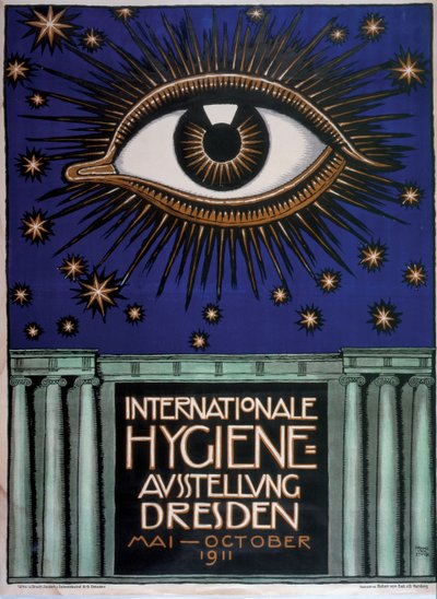 Affiche pour la Première Exposition Internationale d