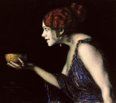 Tilla Durieux 1880-1971 en Circé, vers 1913 - Franz von Stuck