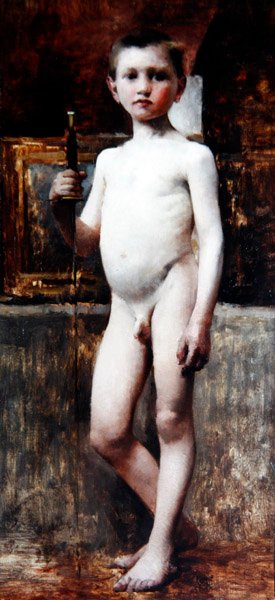Jeune garçon, vers 1911 - Franz von Stuck