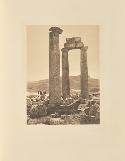 Le temple de Zeus à Némée - Frédéric Boissonnas
