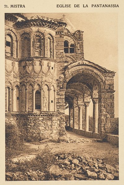 Mistra. Eglise de la Pantanassia - Frédéric Boissonnas