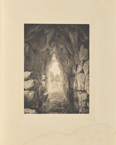 Tirynthe. Magasin voûté - Frédéric Boissonnas