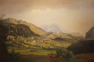 Frédérich Martens - Vue de Pieve Tesino - Frederic Martens