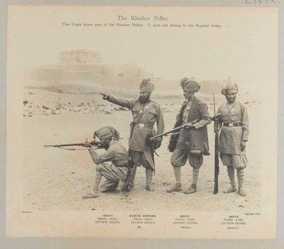 Les Khyber Rifles, vers 1900 - Fred Bremner