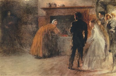 La visite à la folle après le mariage interrompu, vers 1870, 1942 - Fred Walker