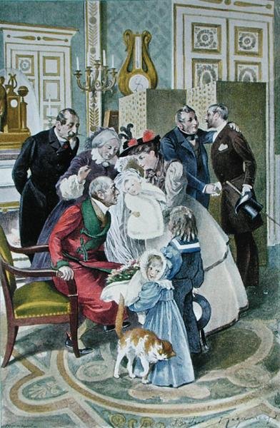 La visite aux grands-parents, d