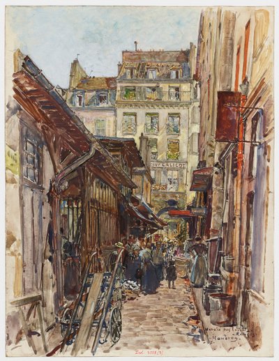 Intérieur du Marché des Enfants-Rouges - Frederic Anatole Houbron