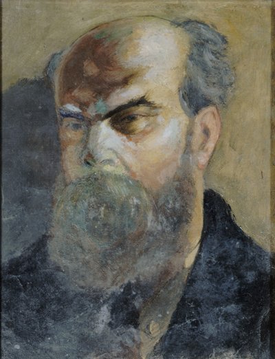 Portrait du poète Paul Verlaine - Frederic Auguste Cazals
