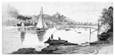 Plage de Manly, Sydney, Nouvelle-Galles du Sud, Australie, 1886 - Frederic B. Schell