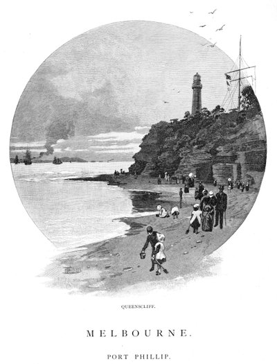 Queenscliff, Port Phillip, Victoria, Australie, 1886 - Frederic B. Schell