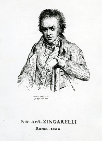 Niccolo Antonio Zingarelli, 1870 - Frederic Desire Hillemacher