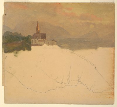 Paysage bavarois - Frederic Edwin Church