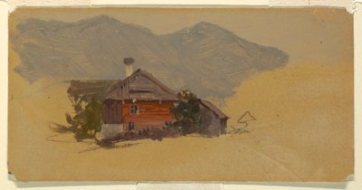 Berchtesgaden, maison paysanne - Frederic Edwin Church