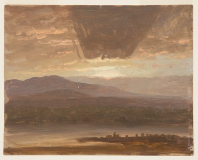 Catskills depuis Hudson, New York - Frederic Edwin Church