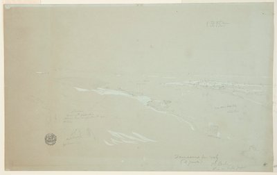 Damas, Syrie, vue du nord-ouest, partie 1 - Frederic Edwin Church