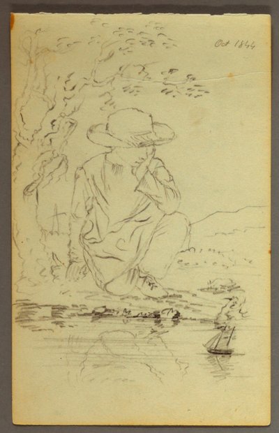 Dessin, garçon s