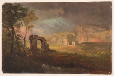Dessin, Campagna Fantasy, probablement 1868-69 - Frederic Edwin Church