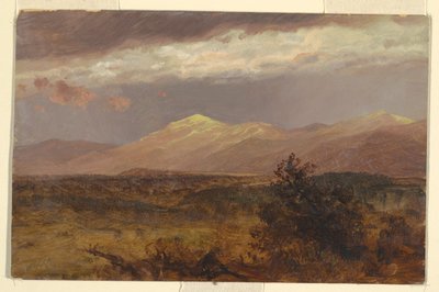 Dessin, Catskills au coucher du soleil, 1882 - Frederic Edwin Church