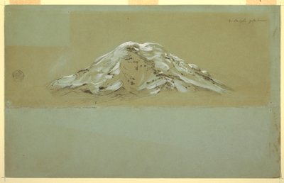 Dessin, Chimborazo, vers 1857 - Frederic Edwin Church