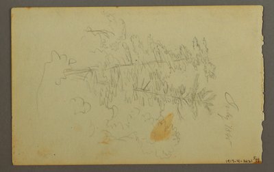 Dessin, Étude de nuages, 1845 - Frederic Edwin Church