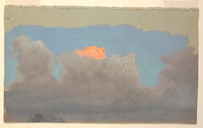 Dessin, étude de nuages, 1860-70 - Frederic Edwin Church