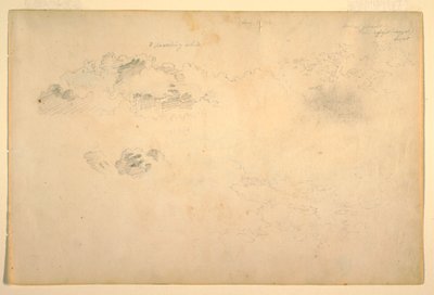 Dessin, nuages, 1844 - Frederic Edwin Church