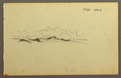 Dessin, nuages, 1844 - Frederic Edwin Church
