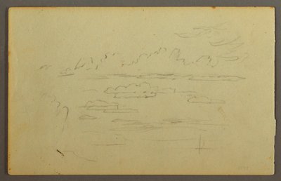 Dessin, Nuages, peut-être 1844 - Frederic Edwin Church
