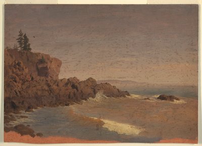 Dessin, île de Grand Manan, Canada, vers 1850 - Frederic Edwin Church