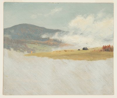 Dessin, paysages de collines, 1865-75 - Frederic Edwin Church