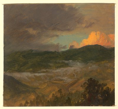 Dessin, paysage, 1865 - Frederic Edwin Church