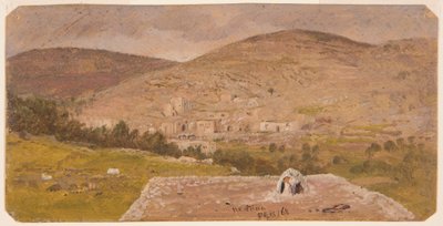 Dessin, paysage, 1865 - Frederic Edwin Church